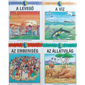   Veszélyben a világunk - A levegő + A víz + Az állatvilág + Az emberiség (4 kötet) - Steve Pollock és Peter Wingham