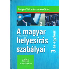   A magyar helyesírás szabályai - 3 az egyben CD nélkül - MTA