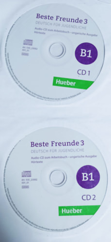 Beste Freunde 3 - B1 CD1+ CD2 (2 db Audio-CD zum Arbeitschbuch - ungarische Ausgabe Hörtexte) - 