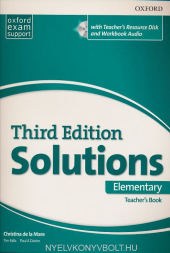 Solutions Elementary Teacher's Book - 