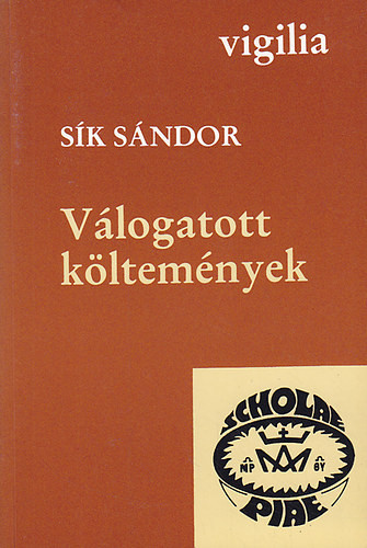 Válogatott költemények (Vigilia) - Sík Sándor