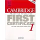Cambridge Practice Tests for First Certificate 1. - Paul Carne, Louise Hashemi, Barbara Thomas
