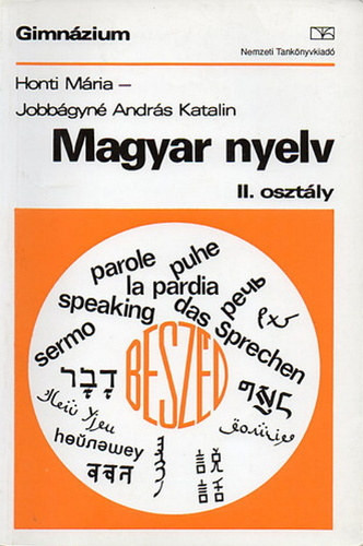 Magyar nyelv II. osztály - Honti Mária - Jobbágyné András Katalin