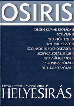 Mártonfi Attila, Laczkó Krisztina: Helyesírás (Osiris)