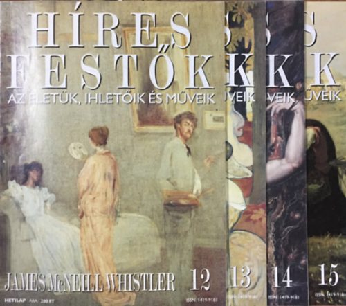 Híres festők (Az életük, ihletőik és műveik) 12-15. (4 db)