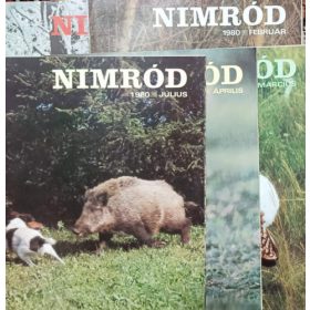   Csekő Sándor (főszerk.): Nimród - A Magyar Vadászok Országos Szövetségének Lapja (1980 - 5 db szórványszám)