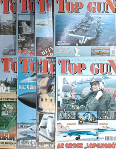 Top Gun magazin szórványszámok (1999, 2000 - 8db) - Tőrös István (Főszerk.)