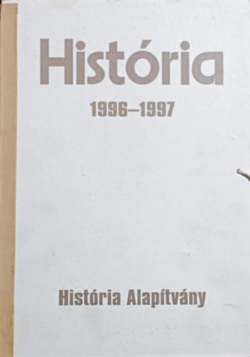 História 1996-1997. (teljes évfolyamok, lapszámonként, mappában) - Glatz Ferenc (szerk.)