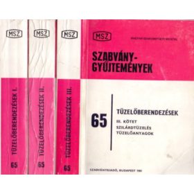Tüzelőberendezések I-III. (Szabványgyűjtemények)