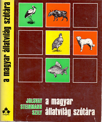 A magyar állatvilág szótára (Magyar-latin - latin-magyar) - Dr. Jolsvay Alajos-Dr. Steinmann Henrik-Szily Ernő