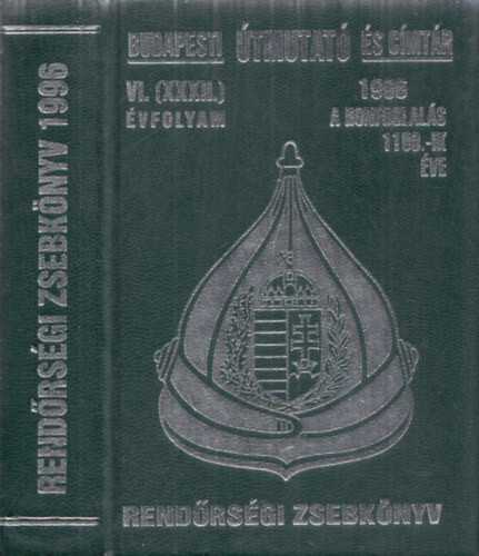 Budapesti Útmutató és Címtár - Rendőrségi zsebkönyv 1996. - Dr. Szimeonov Todor