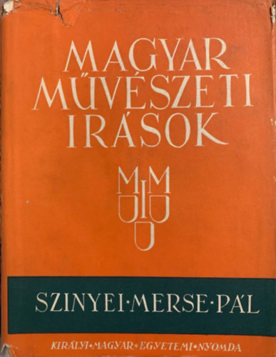 Szinyei Merse Pál (Magyar Művészeti Írások) - Hoffmann Edit