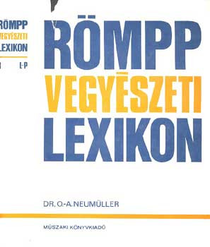 Römpp Vegyészeti lexikon 3. L-P - Otto-Albrecht Neumüller