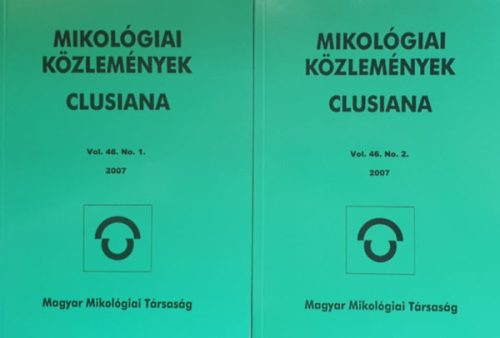Mikológiai közlemények - Clusiana (2007 vol. 46. No. 1-2.) - Dima Bálint (főszerk.)