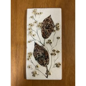   Janáky Viktor ( 1933-1999) mázas kerámia falidísz, 1970 körül