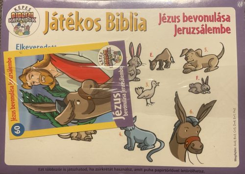 Játékos Biblia  - Jézus bevonulása Jeruzsálembe