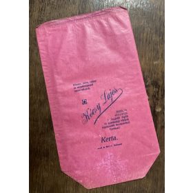   Kócsy Lajos Fűszer, kávé, cukor, rőfös és rövidárú - reklám papírtasak 1930 körül