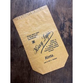   Kócsy Lajos Fűszer, kávé, cukor, rőfös és rövidárú - reklám papírtasak 1930 körül