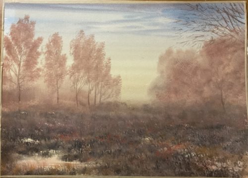  Nemes Tibor (1955 - ) Színes erdő - akvarell, jelezve