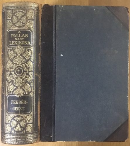 A Pallas Nagy Lexikona VII. kötet - Fekbér - Geszt