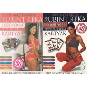   Személyi edződ: Rubint Réka Otthoni edzésprogram kártyák + Edzőtermi, edzésprogram kártyák (2 csomag) - Rubint Réka