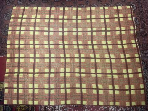 Retro kockás nagyméretű pléd