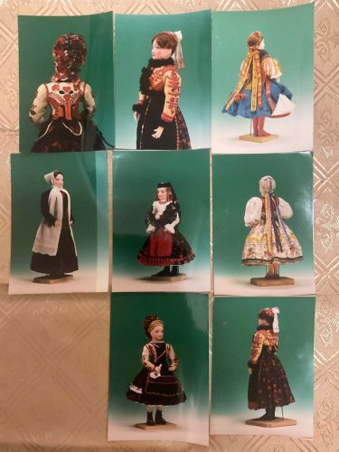 Babák népviseletben - 8 db fotó - fotóművészeti hagyaték