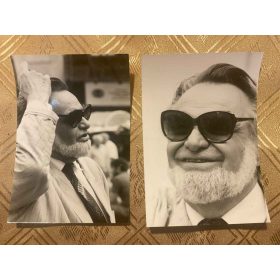   Kútvölgyi Mihály (1944-2023): Gyurkovics Tibor 2 db fotó - fotóművészet, jelezve