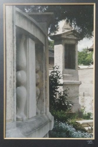 Szél Ágnes (1944- ) fotóművész jelzett felvétele - Temetőrészlet