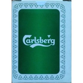 Carlsberg reklám francia kártya dobozzal