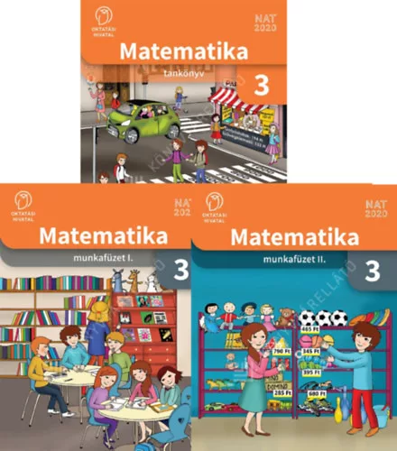 Fülöp Mária: Matematika 3. tankönyv + munkafüzet 3. I-II.