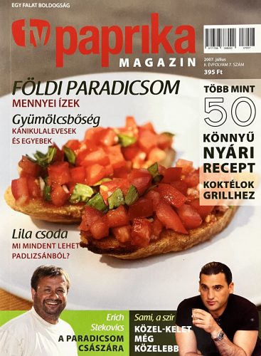 TV Paprika magazin - 2007 július