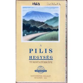 A Pilis hegység turistatérképe