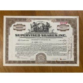   1937-es amerikai részvényokirat – Supervised Shares, Inc.